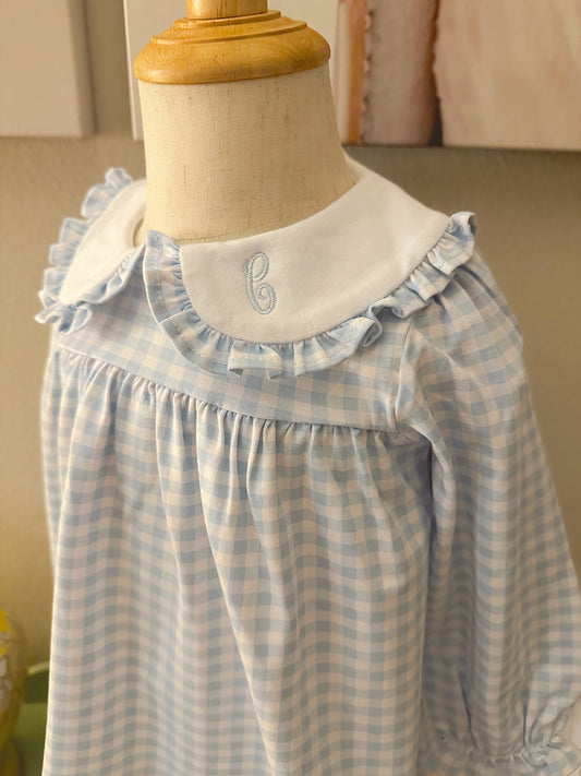Catherine diaper set - light blue