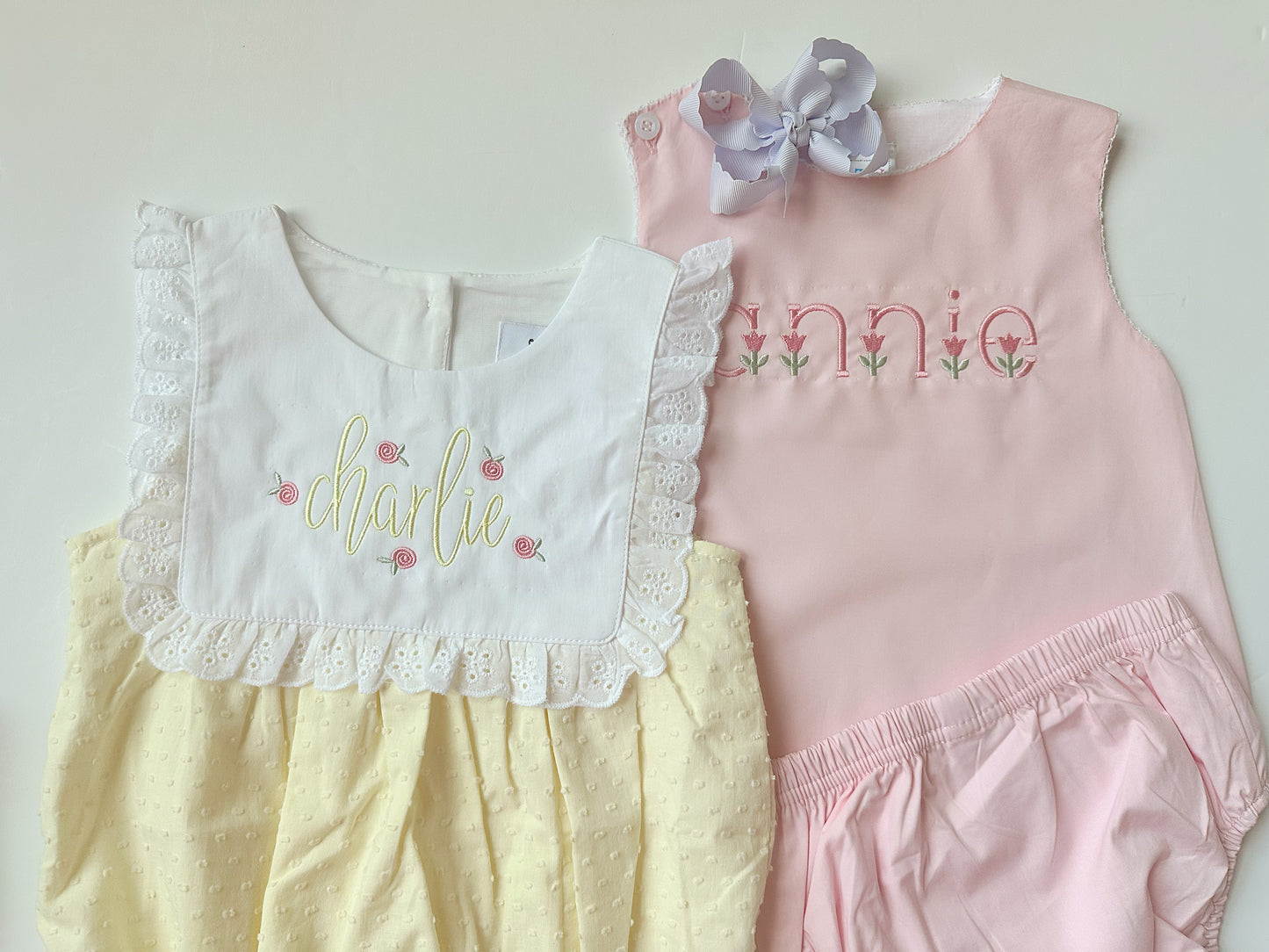 Spring Swiss dot bubble