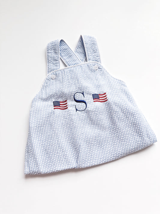 Seersucker/gingham bubble