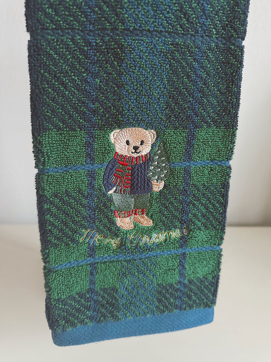 Classic Christmas hand towel