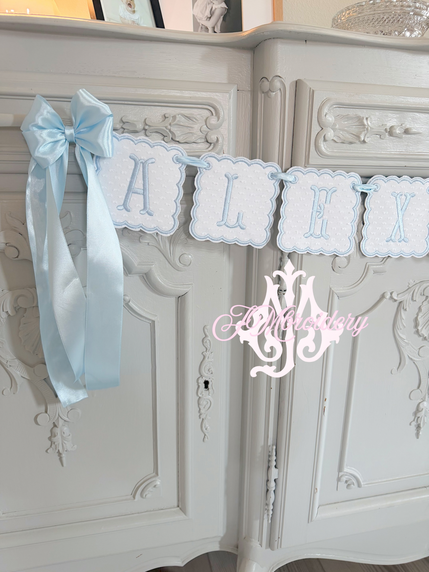 Bassinet Name Banner