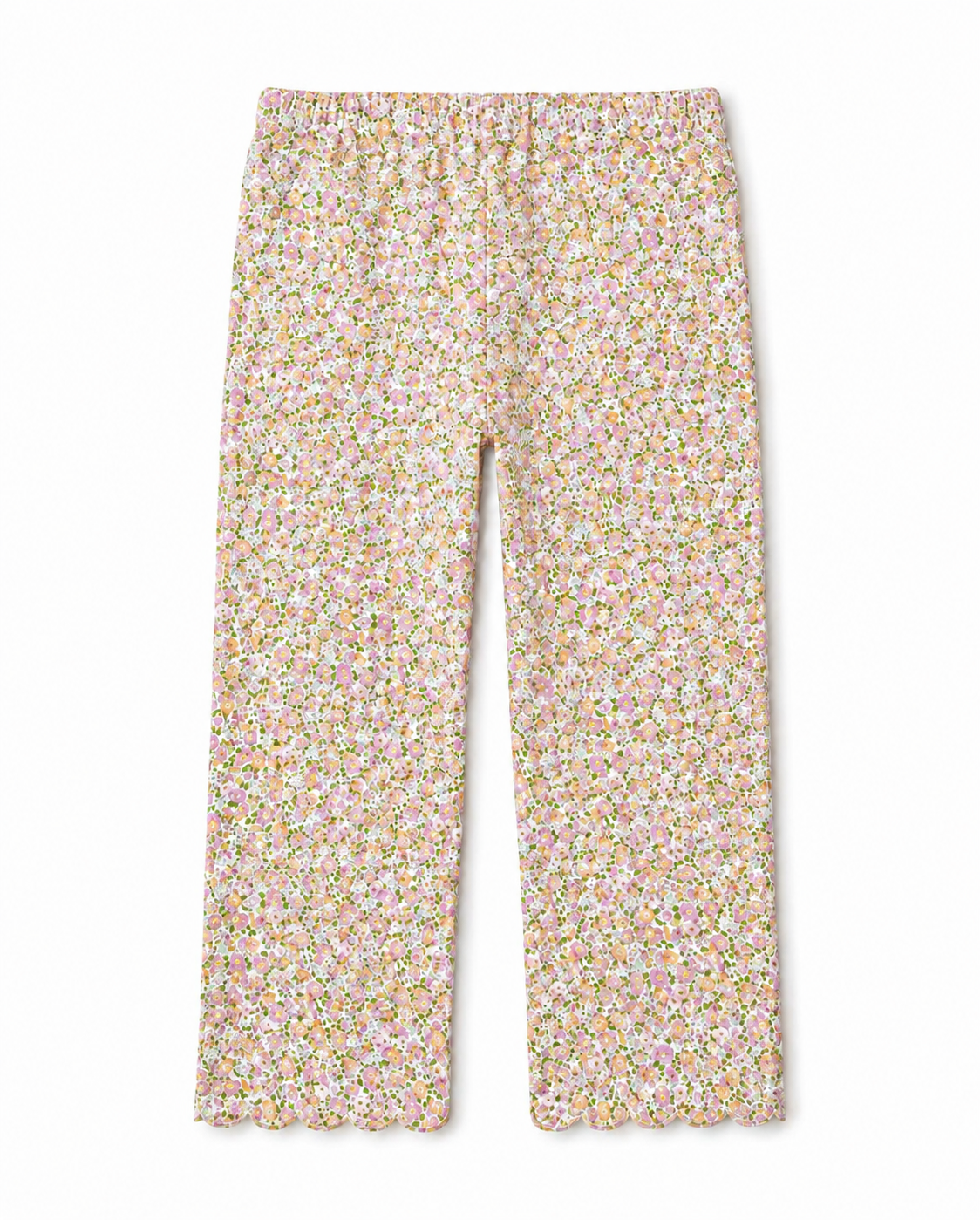 Scalloped Floral Leggings