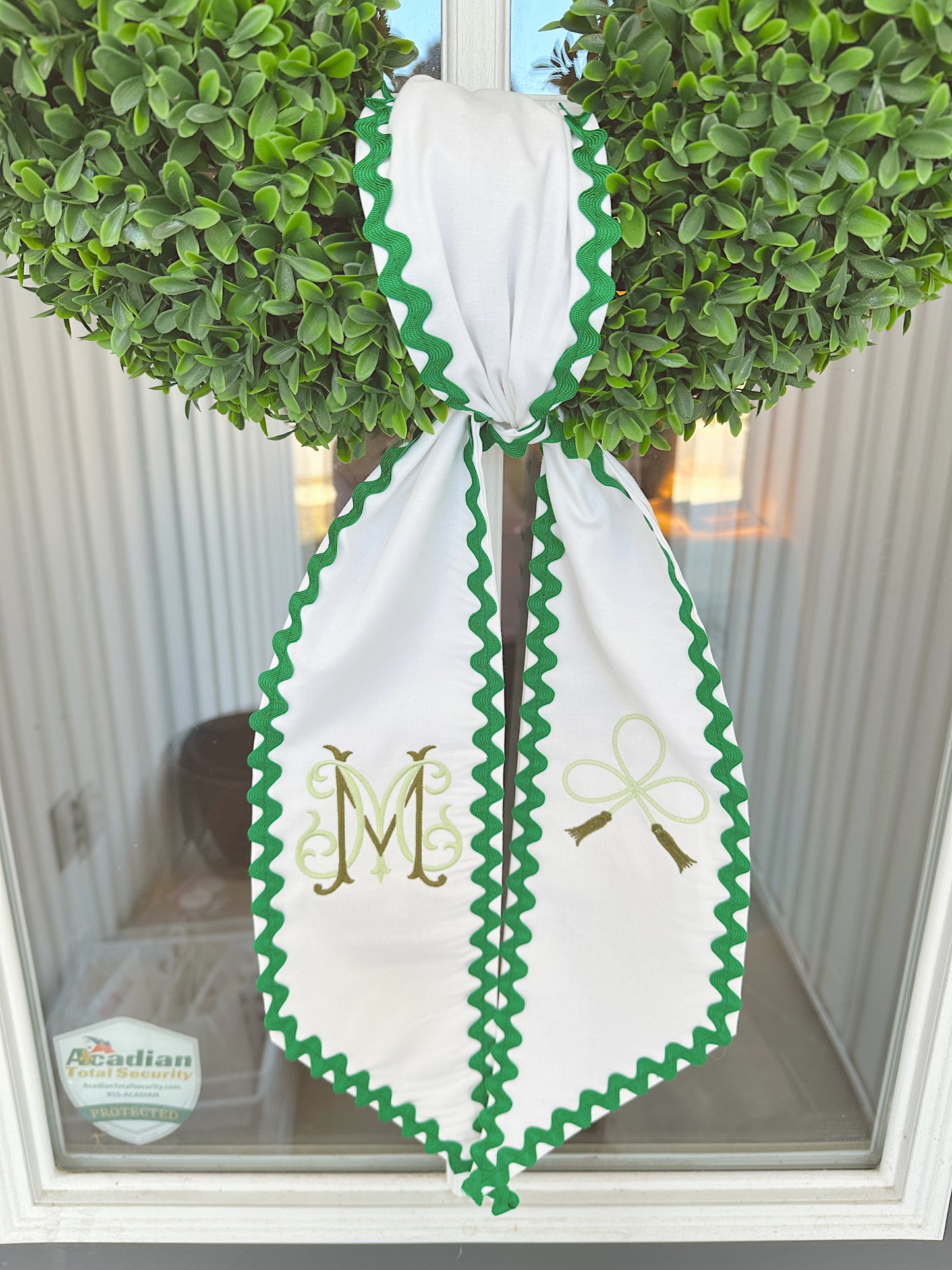 Shamrock Wreath Sash