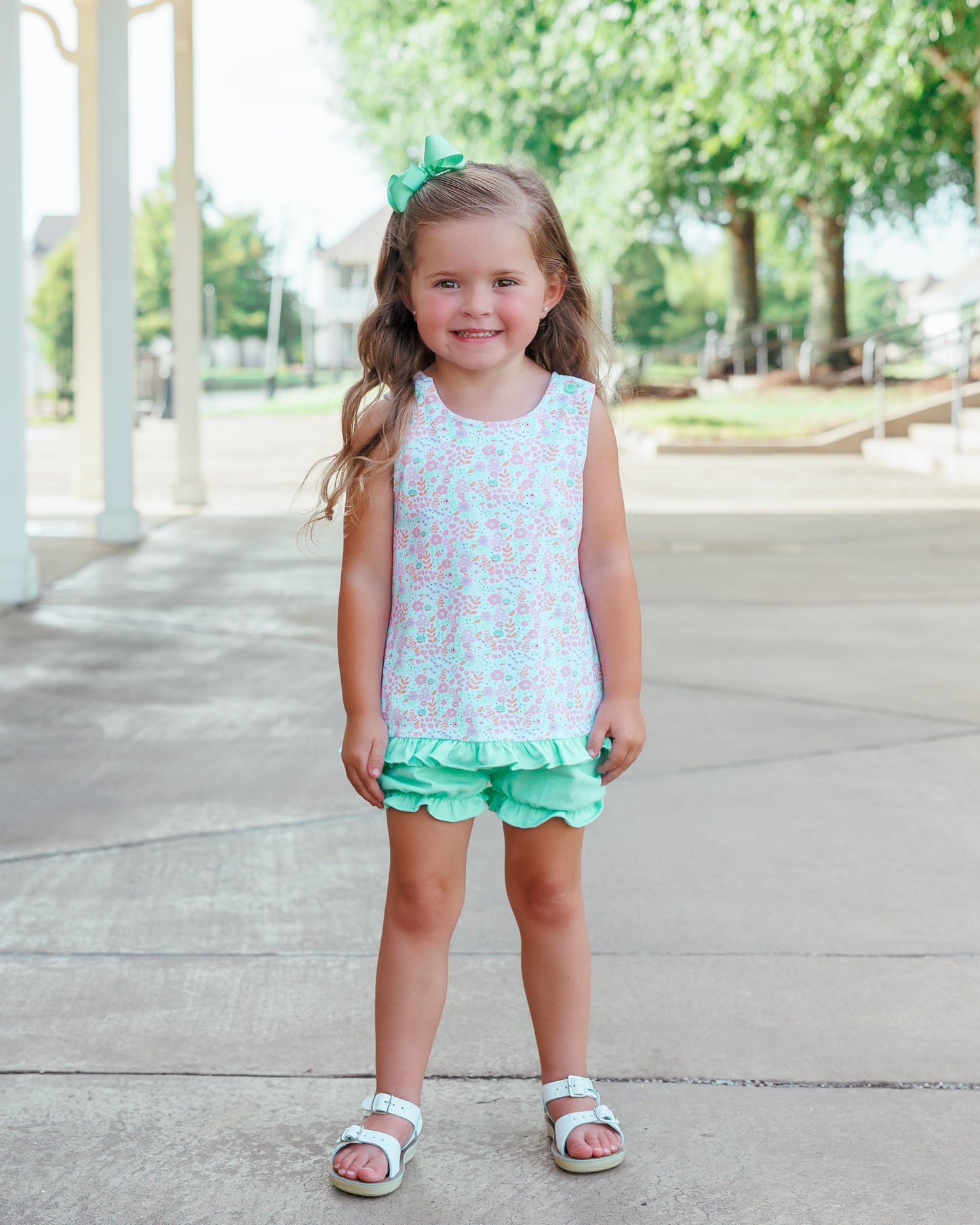 Jellybean Pumpkin Patch Petals Swing Back diaper set