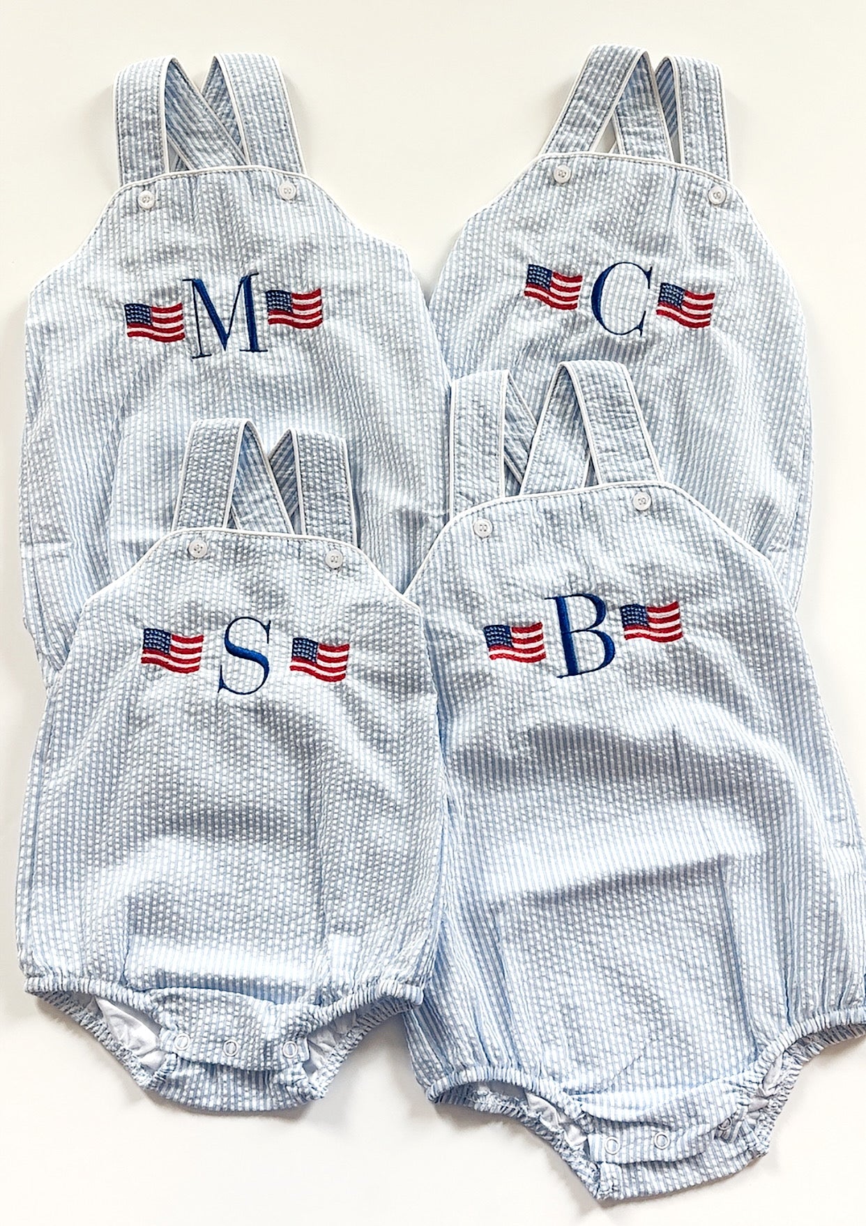 Seersucker/gingham bubble