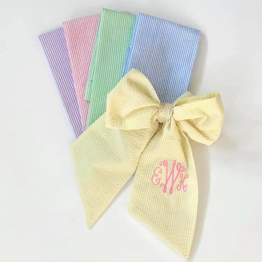 Seersucker Easter Basket Sash