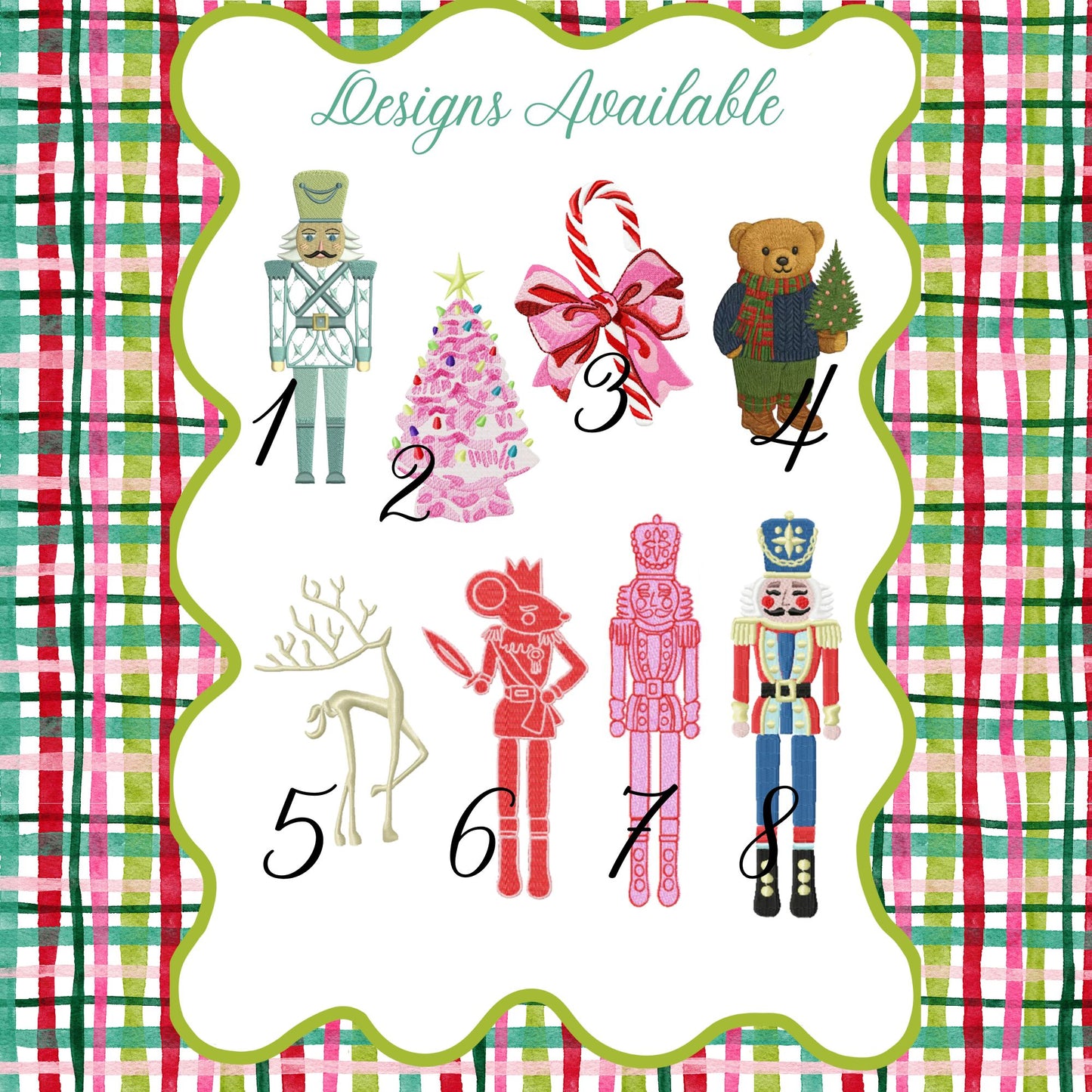 Candy Cane Christmas hand towel