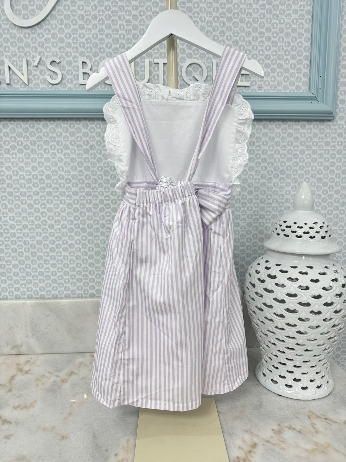 The Summer Stripe Dress - Purple