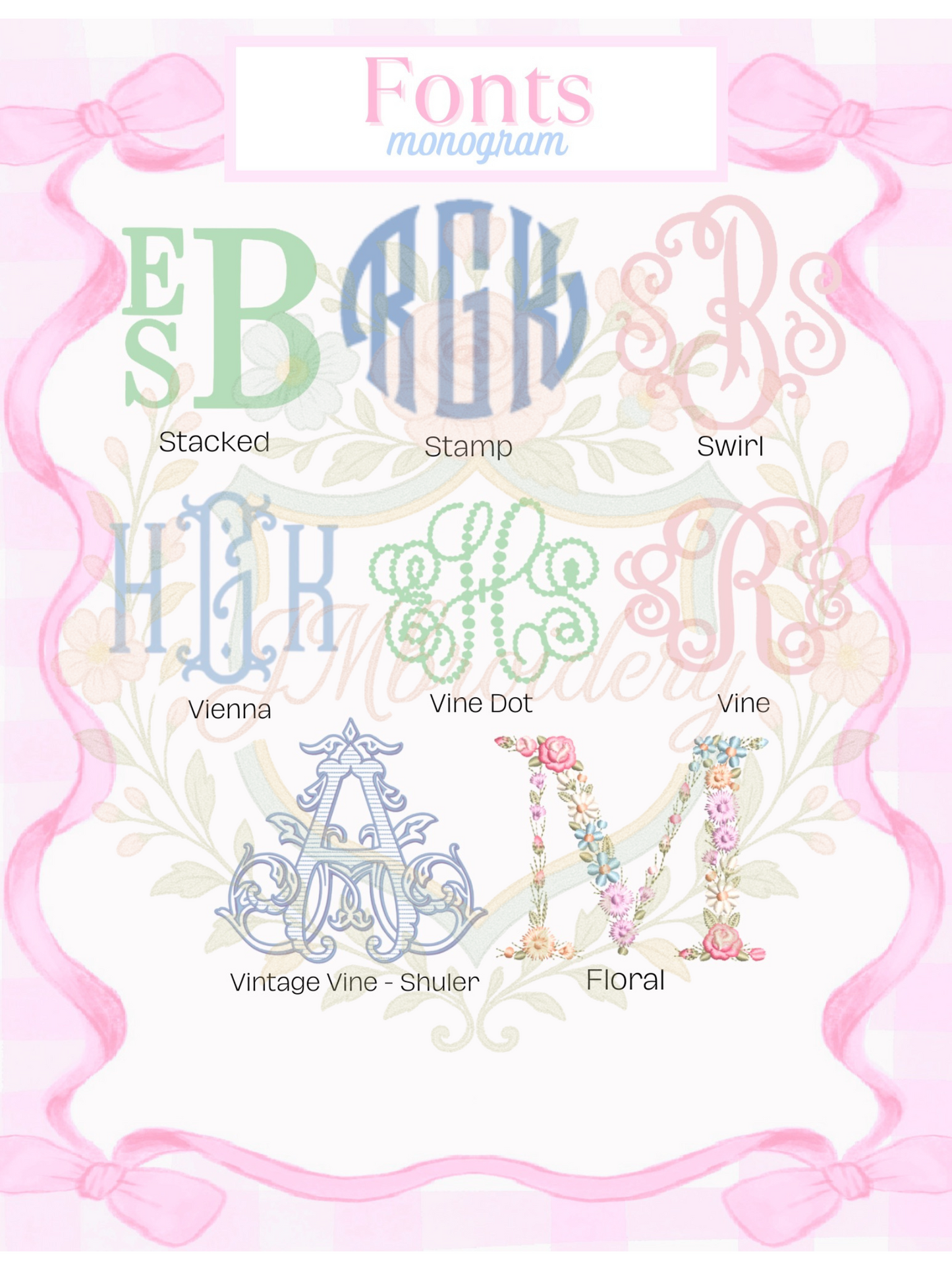 Pink Gingham Diaper Sets