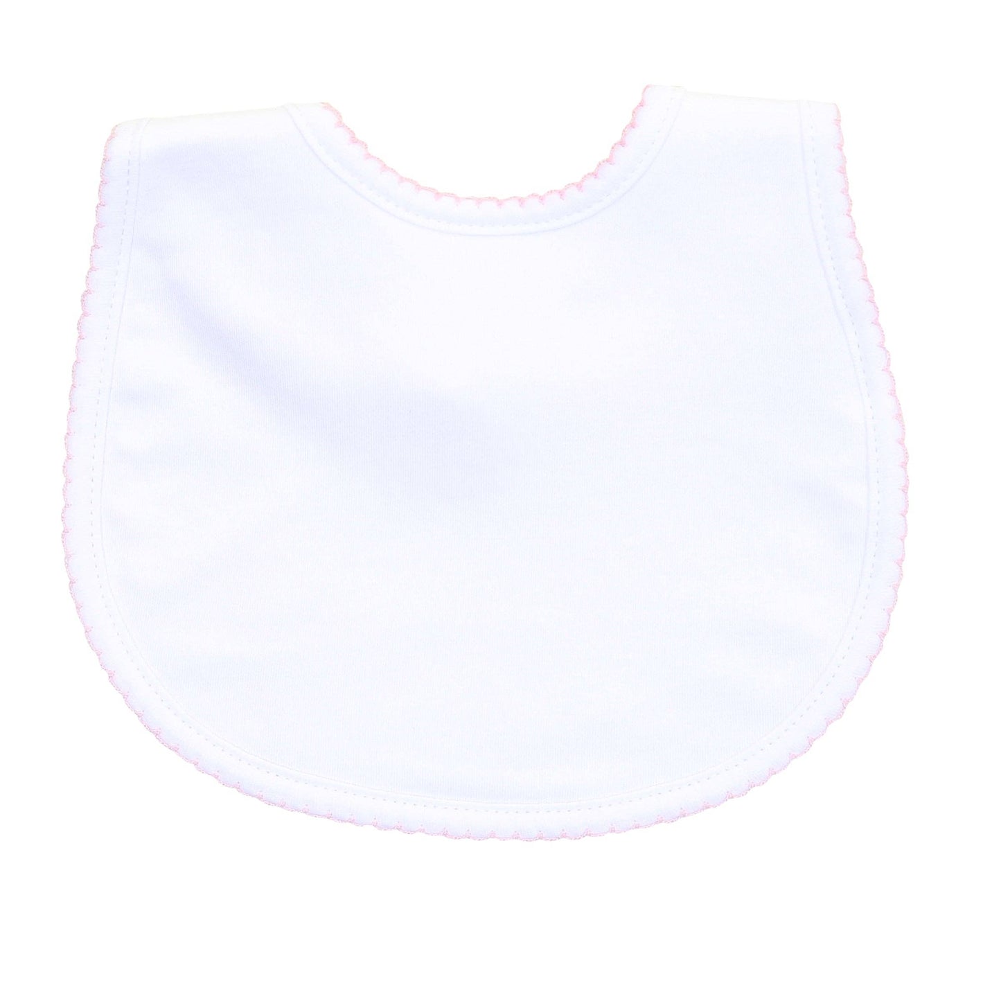 Magnolia Baby Essentials White Pink Bib