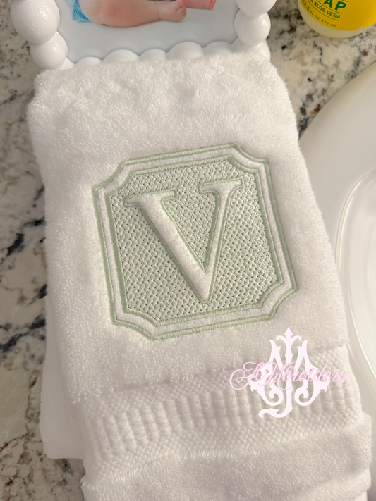 The Embossed Hand Towel