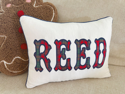 Piping nursery pillow