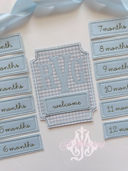 Milestone Card - Newborn-12 months