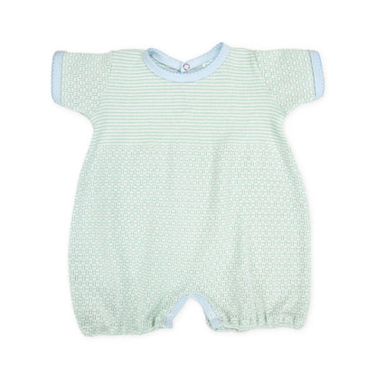 Paty Knit Solid Color Bubble with Pima Trim