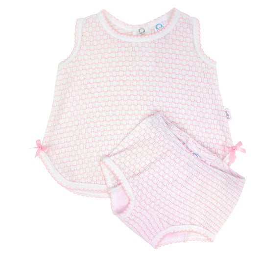 Paty knit 2pc diaper set