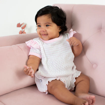 Pinstripe Angel Sleeve Bubble