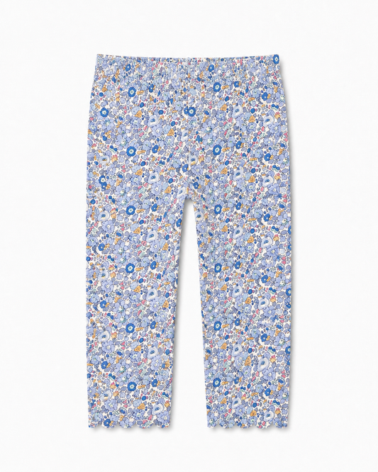 Scalloped Floral Leggings