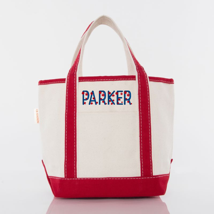 Valentine Mini Canvas Tote - boy