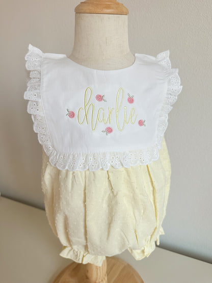 Spring Swiss dot bubble