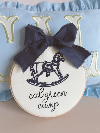 Name announcement hoop
