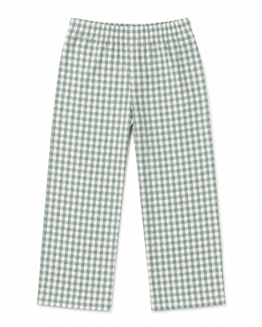 Gingham Knit Pants