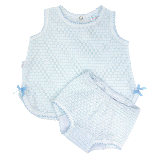 Paty knit 2pc diaper set