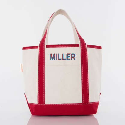Valentine Mini Canvas Tote - boy