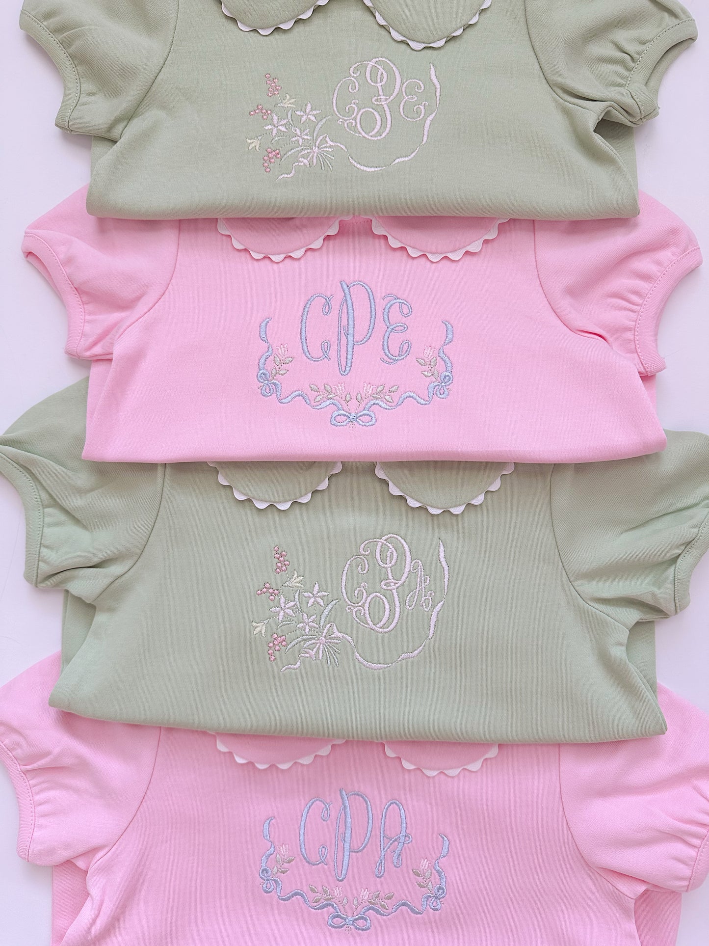 Scalloped collar bubble