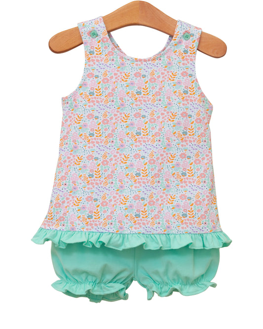 Jellybean floral diaper set