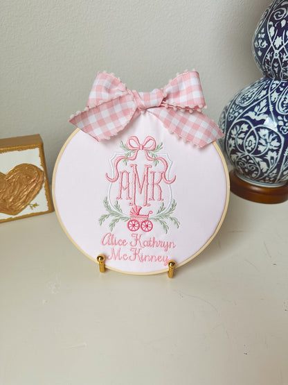 Name announcement hoop