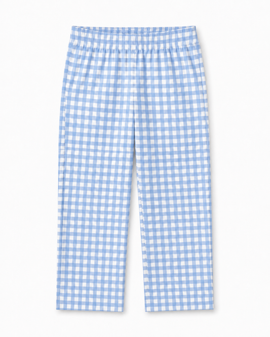 Gingham Knit Pants