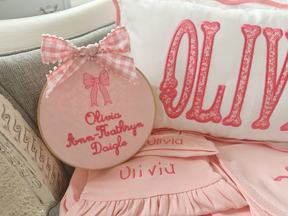 Name announcement hoop