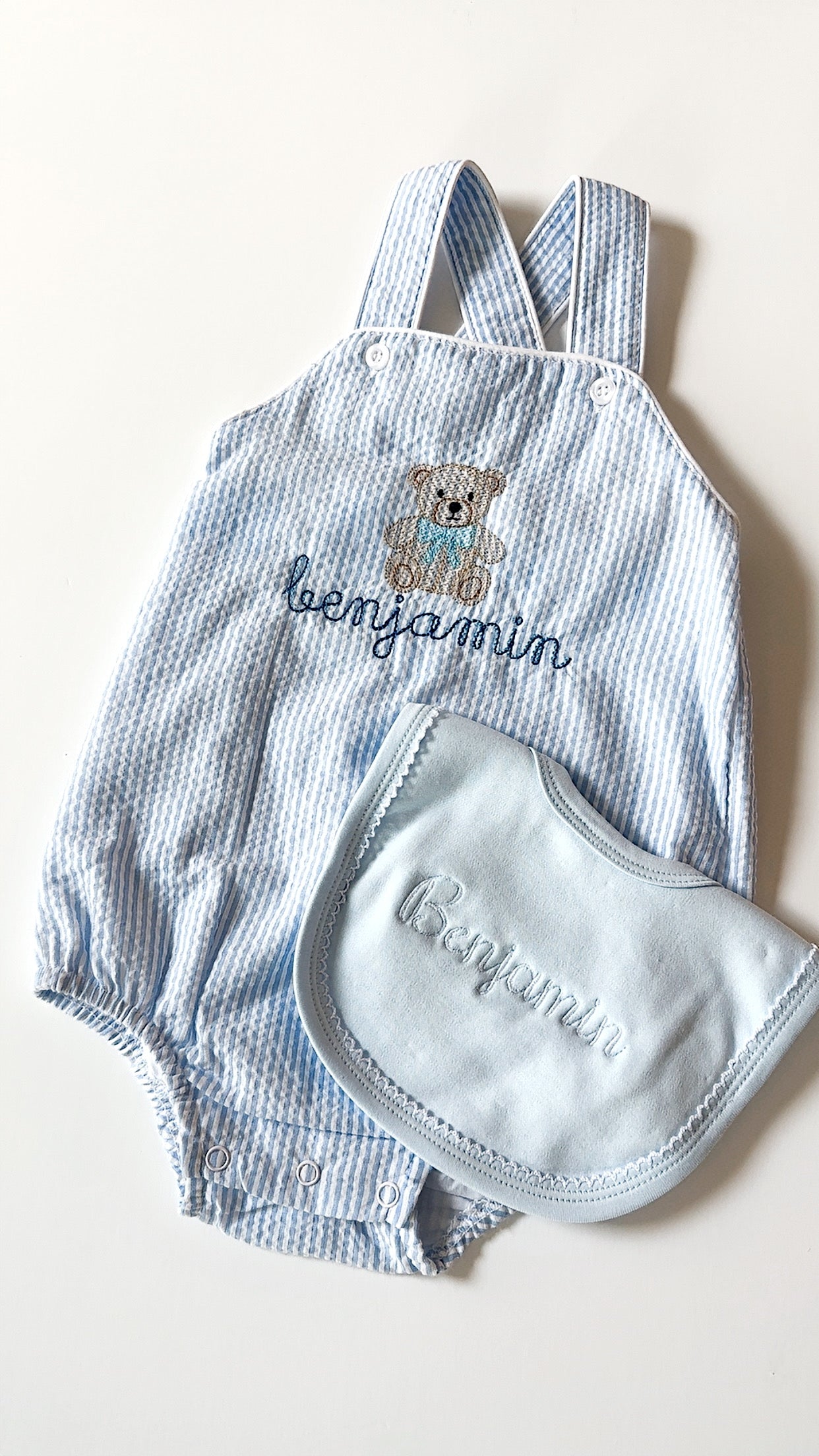 Seersucker/gingham bubble