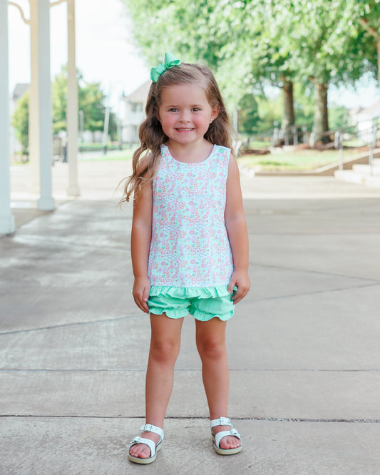 Jellybean Pumpkin Patch Petals Swing Back diaper set