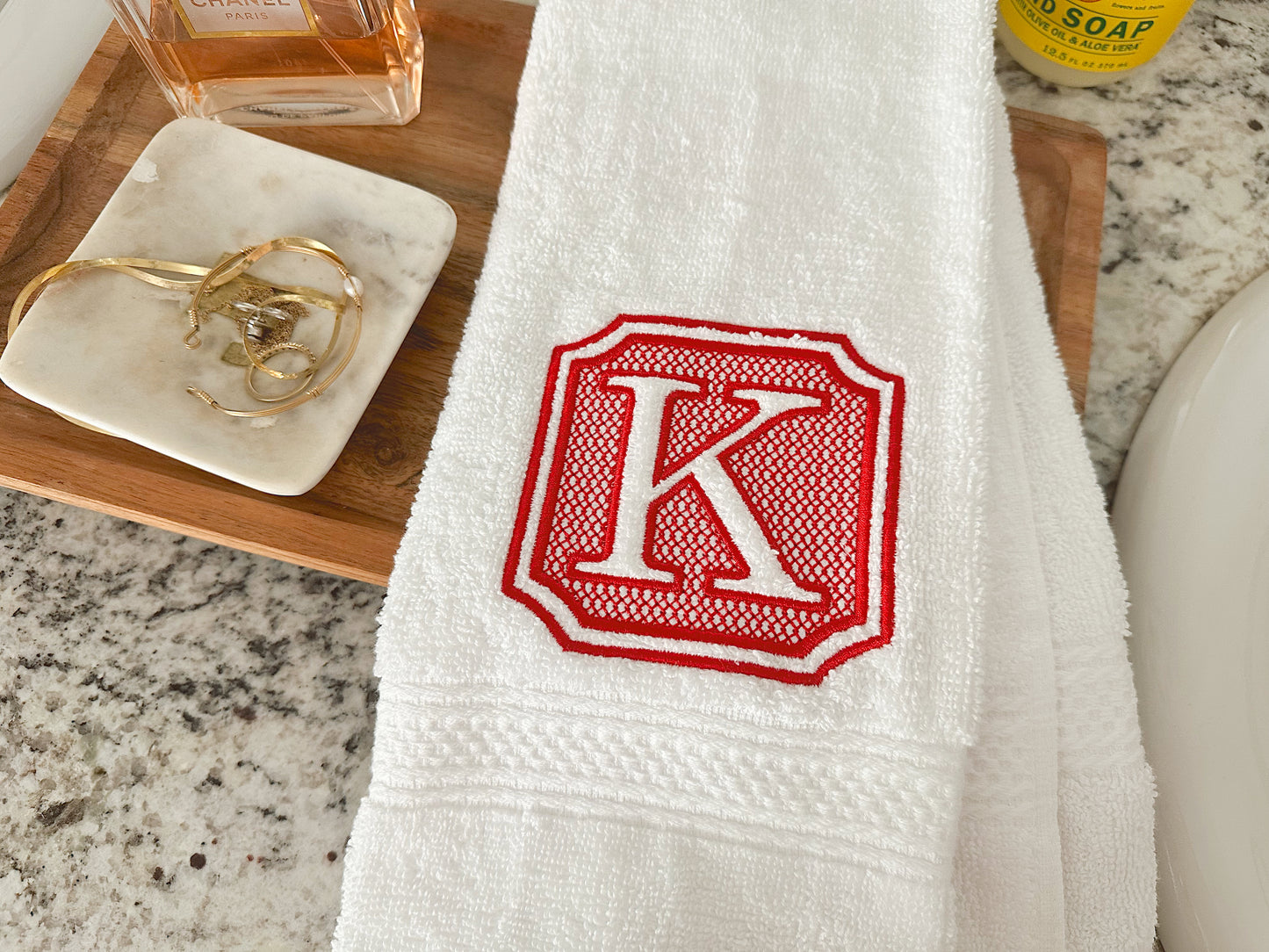 Custom hand towel - choose your font