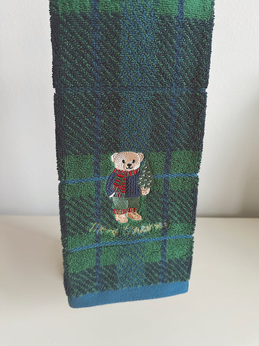 Classic Christmas hand towel