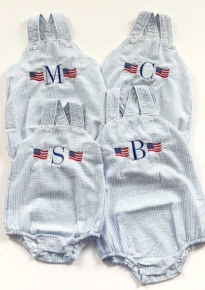 Seersucker/gingham bubble