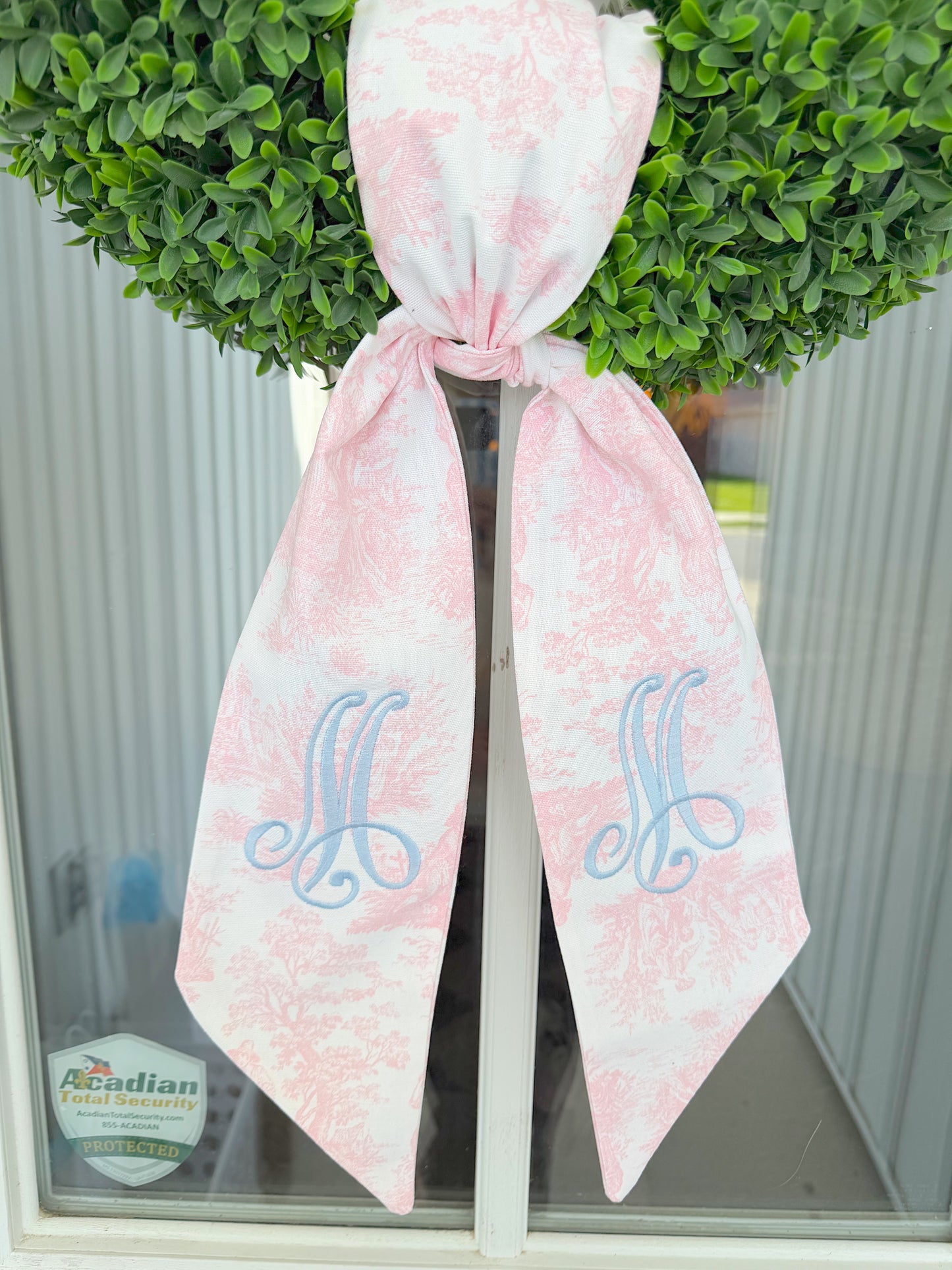 Spring Toile Sash