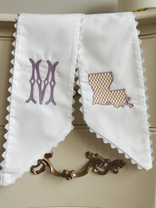 Louisiana wreath sash