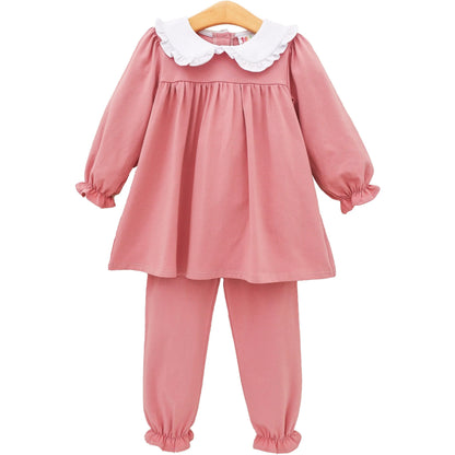 Catherine bloomer pant set - dusty rose