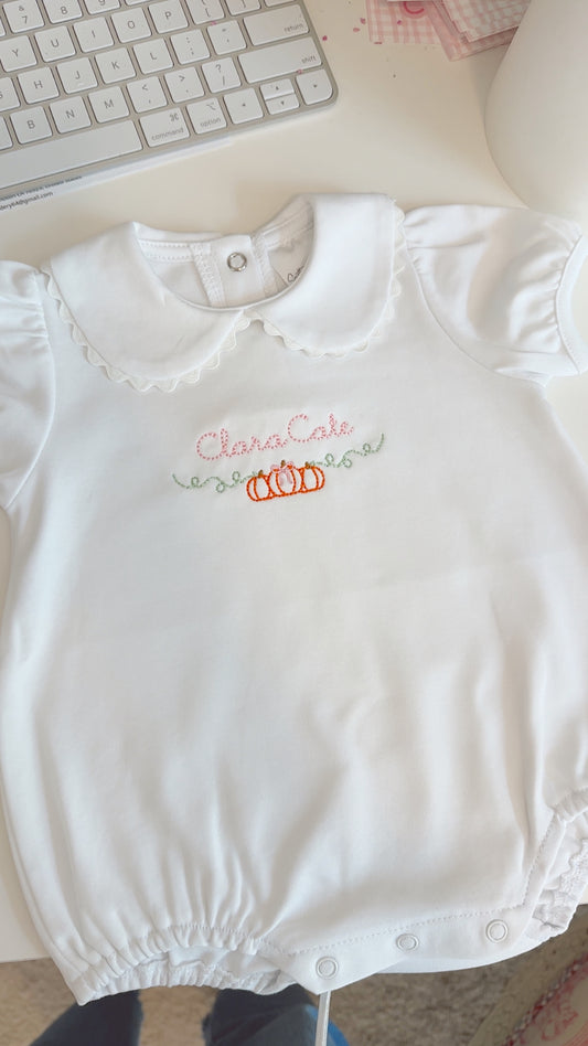 Vintage pumpkin bubble