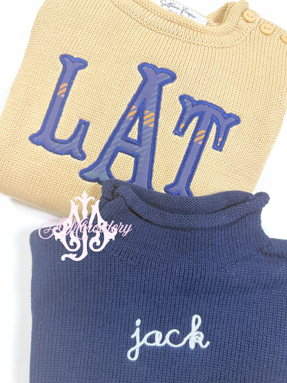 Solid rollneck sweater