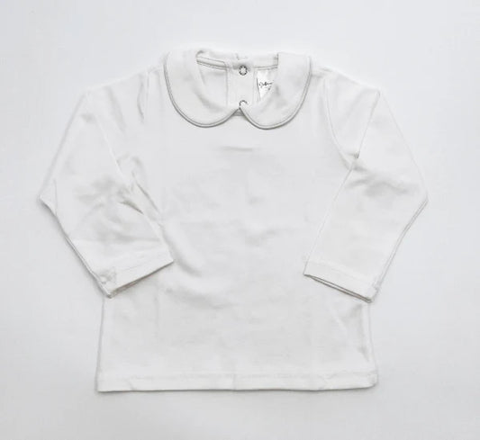 Peter Pan collar long sleeve