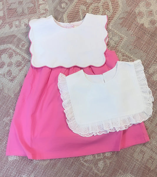 Swappable bib dress