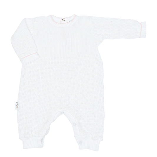 Paty knit long sleeve romper **preorder**
