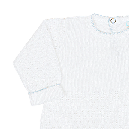 Paty knit long sleeve romper **preorder**