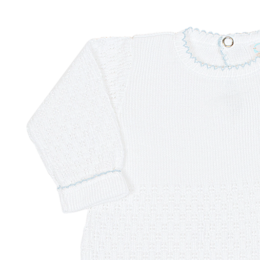 Paty knit long sleeve romper **preorder**