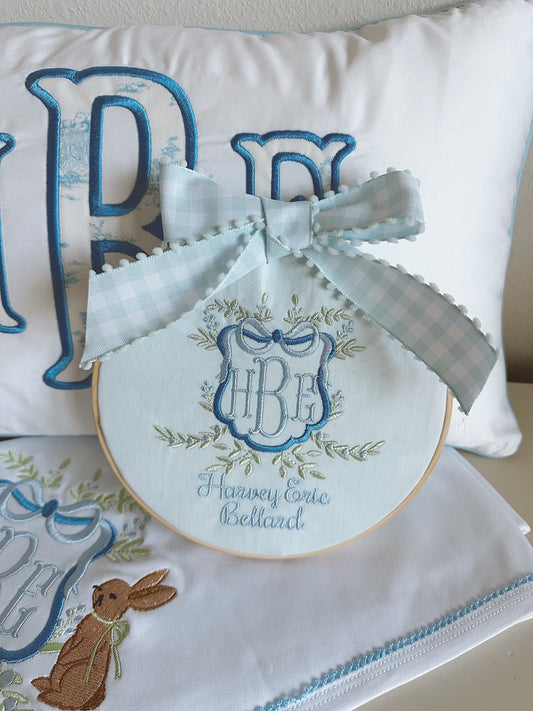 Newborn announcement card