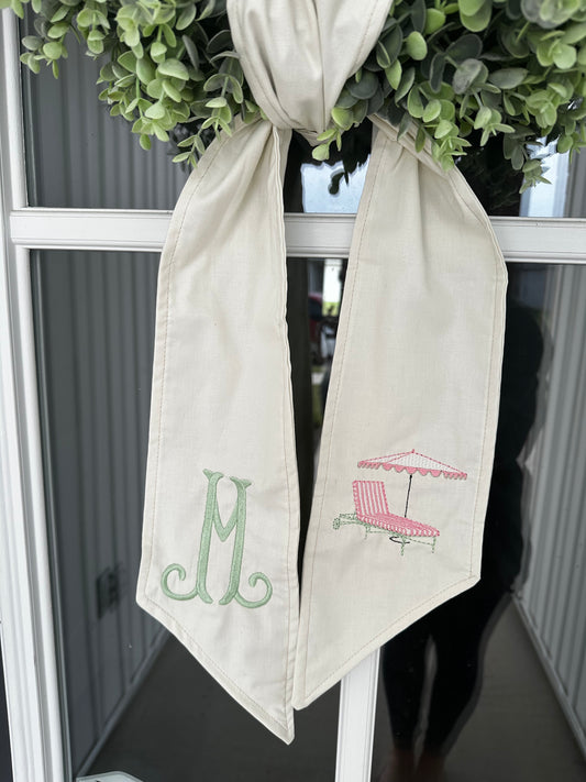 Wreath Sash