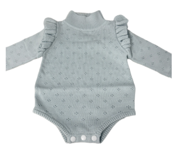 Hampton James Pointelle Knit Bubble